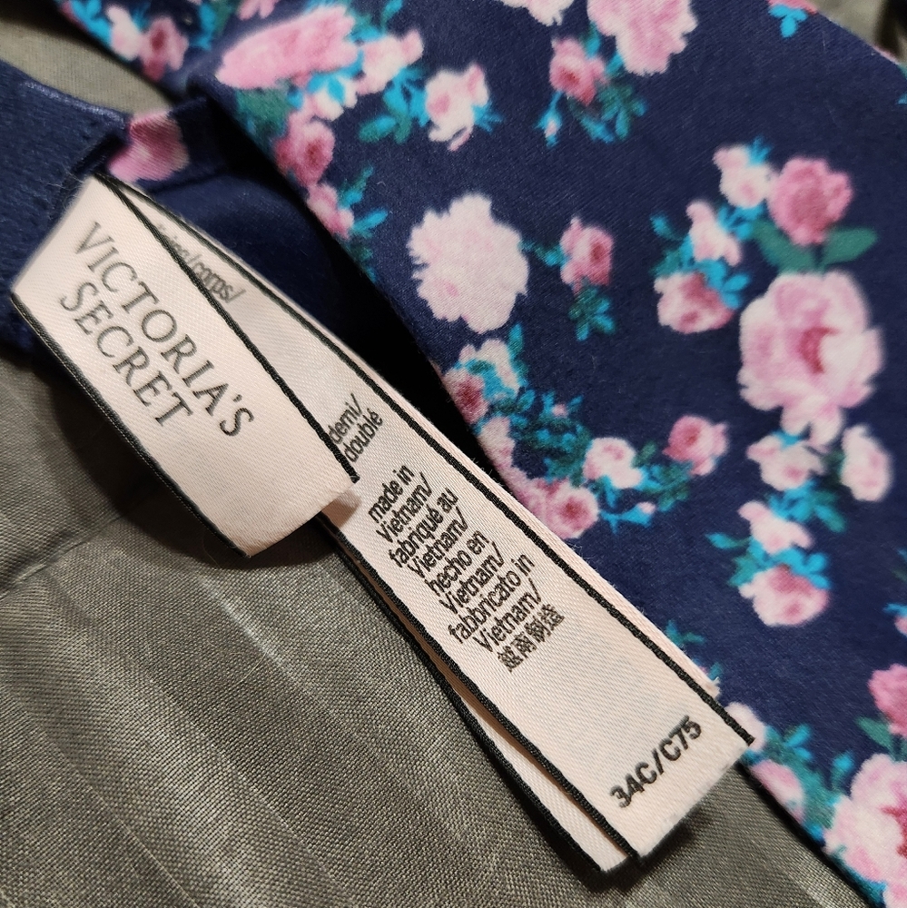 Victoria's Secret Floral Demi Bra 34C